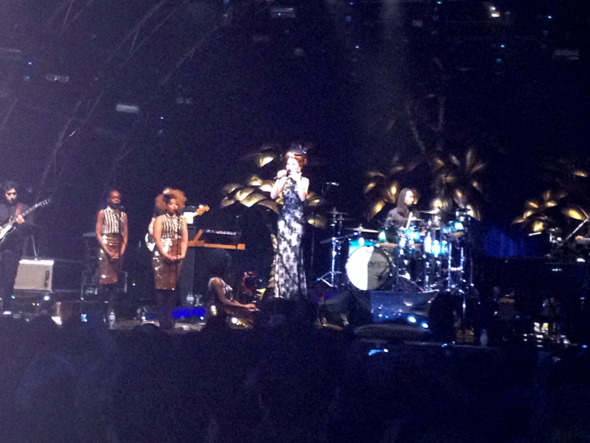 Paloma Faith singing at Somerset House, 2012