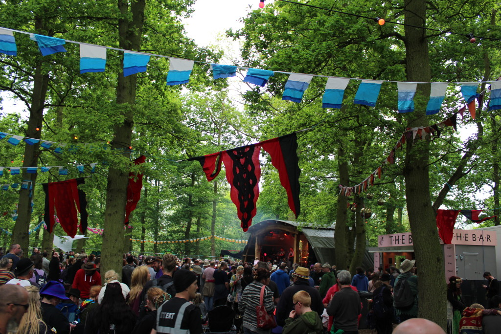 Woodland stage Bearded Theory