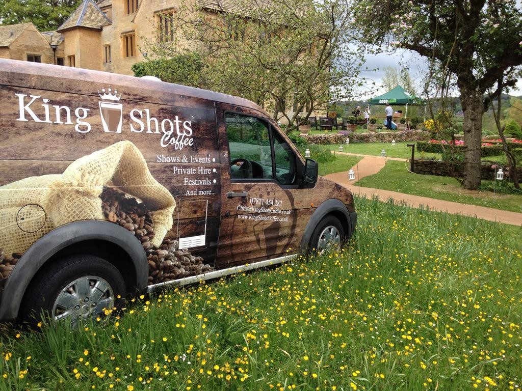 Kingshotts coffee van festival trader