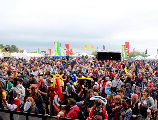 festival crowd at Bearded Theory