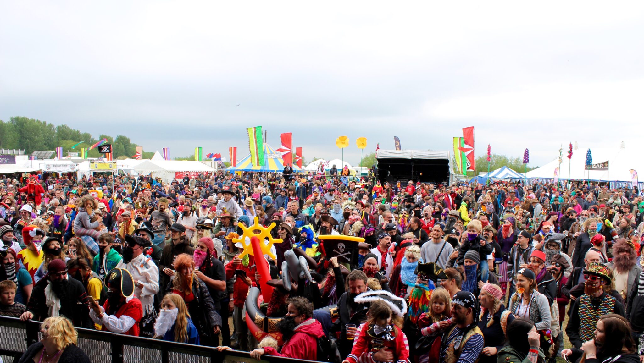 festival crowd at Bearded Theory
