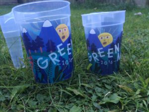 Green Man 2016 cups