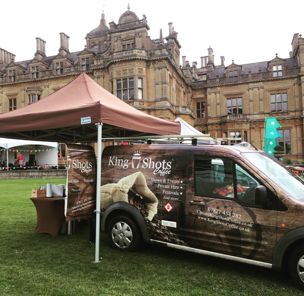 Kingshott coffee at an event