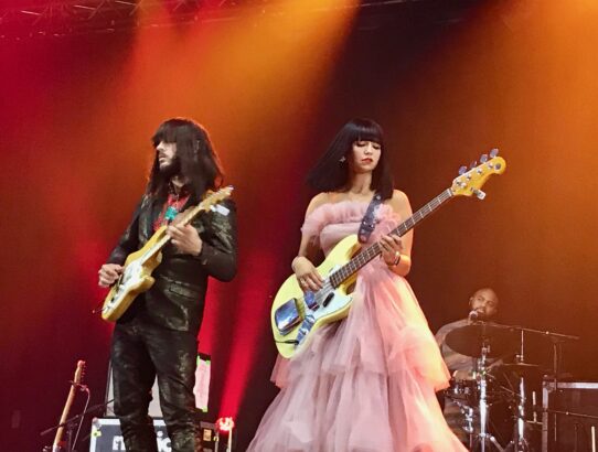 Khruangbin on stage