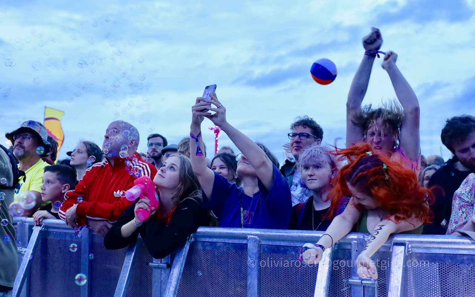Mogwai crowd at Bluedot festival