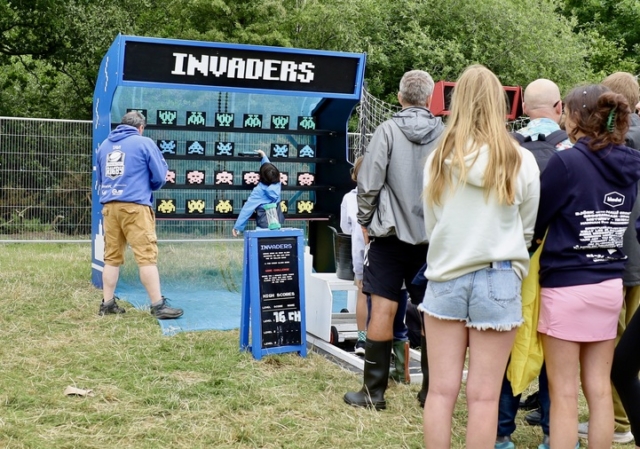 Invaders at Bluedot festival