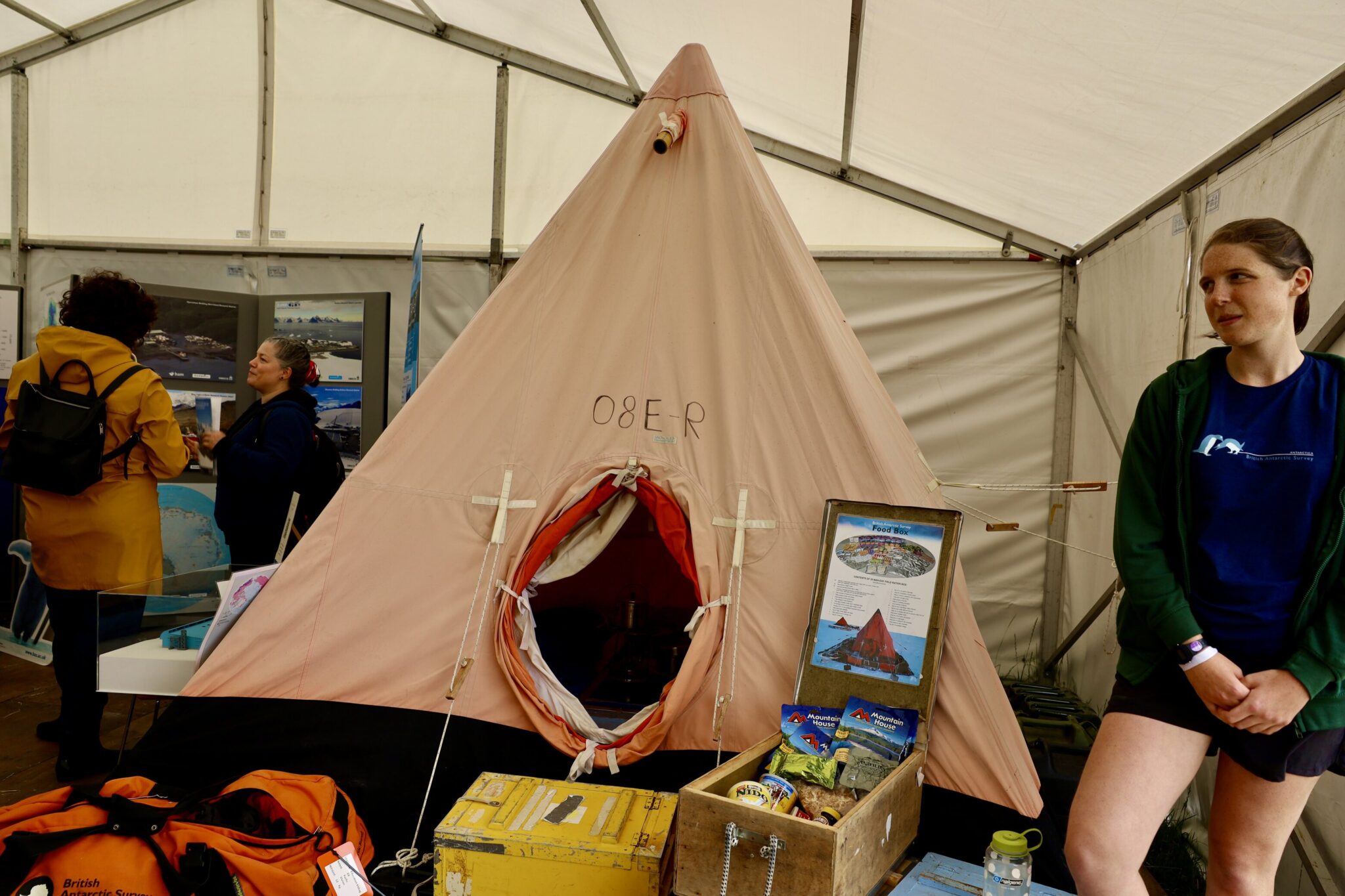 British Antarctic Survey tent