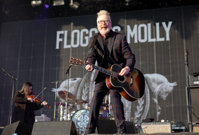 Flogging Molly plays at Bearded Theory festival