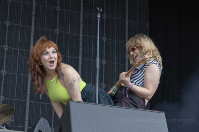 Panic Shack on stage at Bearded Theory festival