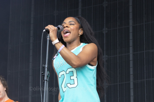 Go! Team play at Bearded Theory festival