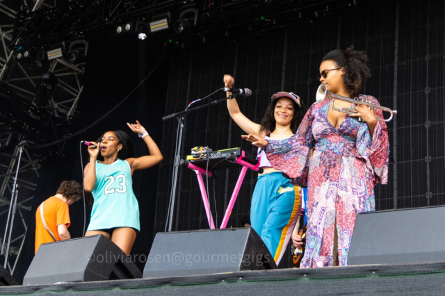 Go! Team play at Bearded Theory festival