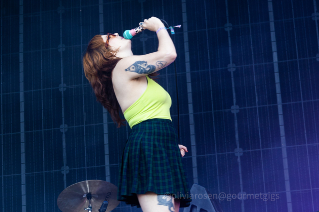 Panic Shack play at Bearded Theory festival