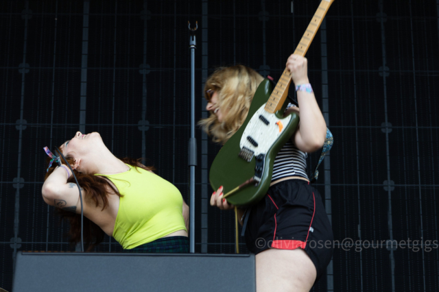 Panic Shack on stage at Bearded Theory festival