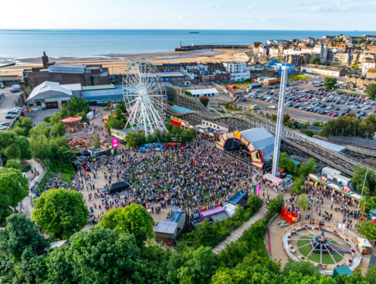 Margate Dreamland from drone
